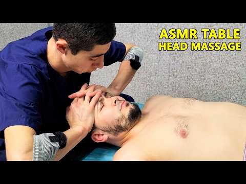 Ultimate Sleep Relief by ASMR Head, Face, Shoulder Massage on ASMR Table