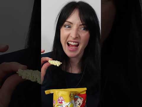 Trying Korean snacks #ASMR