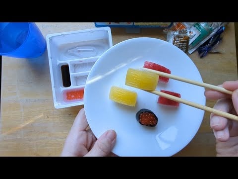 ASMR - Classic Old School ASMR - Mini Sushi Cooking Kit with Gloves - Soft Spoken Ear to Ear
