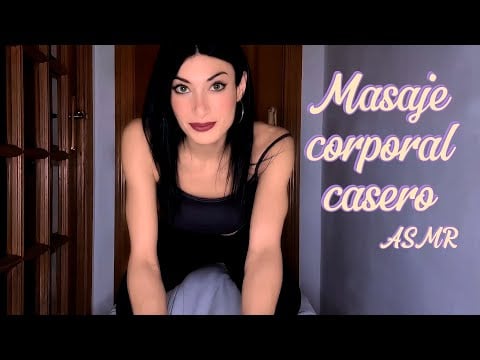  🩷Amiga te da un masaje corporal casero para ayudarte con el estrés y la ansiedad | POV ASMR