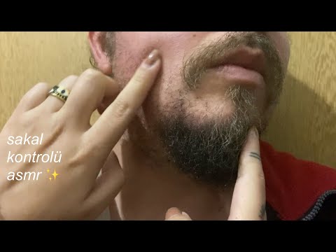 sakal kontrolü & scratching asmr (türkçe asmr) no talking