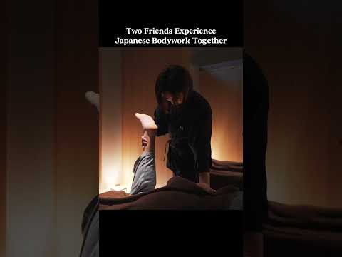 😴(ASMR) Two Friends Tried Japan's Deep-Tissue Bodywork Side by Side