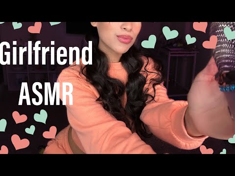 GIRLFRIEND Roleplay ASMR 🩷 Massage, Lotion, Kisses