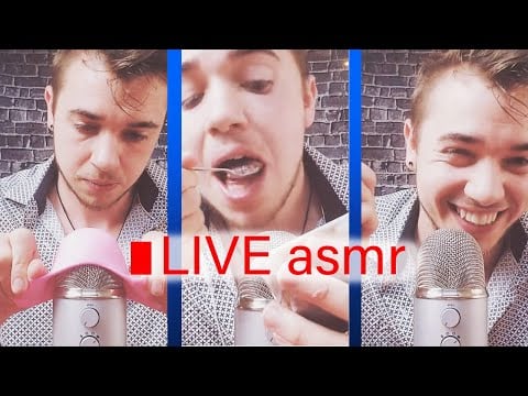 ASMR : LIVE tringles chuchotement inaudible bruit de bouche ! 🧒