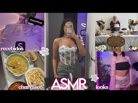 ASMR VLOG - UM DIA COMIGO 🌸 | recebidos da SHEIN 🛍️