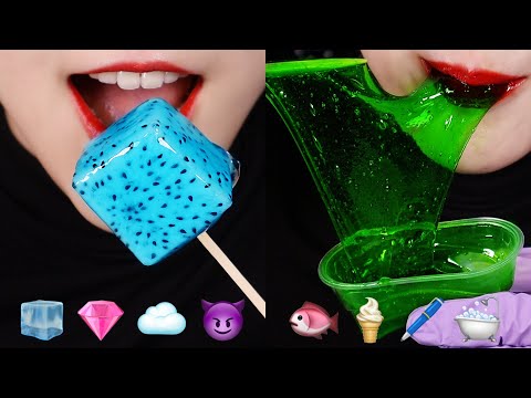 TIKTOK EMOJI MUKBANG ASMR TIKTOK EMOJI FOOD CHALLENGE #15 😍