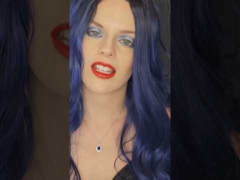 1/2Full vid on page💙 #vampirecosplay #vampire #asmr #asmrroleplay #asmrtickle #asmrpersonalattention