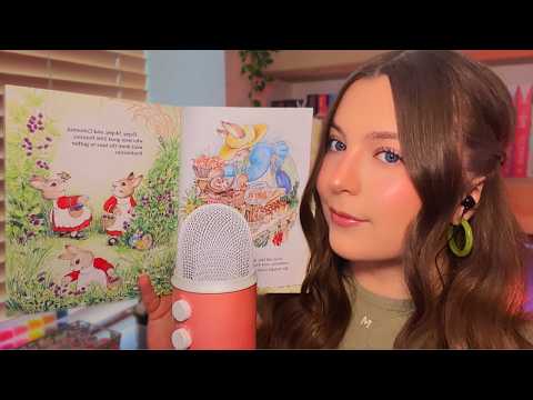 ASMR Clicky Whispers | Reading You a Bedtime Story 💙💤