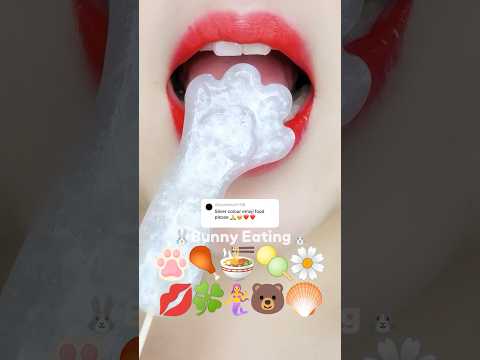 silver & clear emoji jelly eating sounds [asmr mukbang]