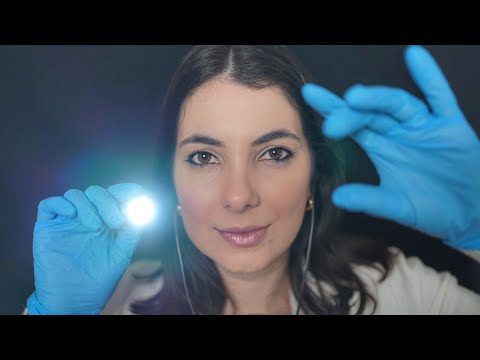 ASMR EXAME DE NERVOS CRANIANOS DETALHADO - Sweet Carol