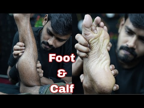 ASMR Foot And Calf Massage For Best Relaxation | Leg Massage ASMR | Indian Leg And Foot Massage
