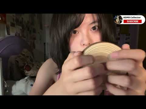 ASMR｜The sound of rubbing hands,  applying glue stick to a microphone
