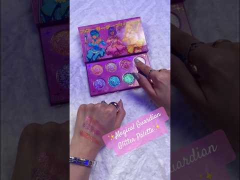 Viral Magical Guardian Glitter Palette✨ 🎨  ASMR! Unboxing/Swatches~