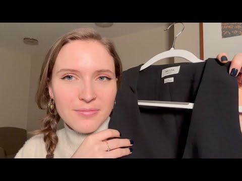 ASMR Valley Girl Assistant Refreshes Your Work Wardrobe ✨ (soft-spoken, fabric sounds)