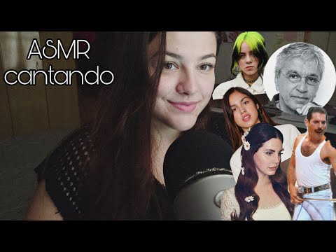 ASMR • cantando (+ mouth sounds) pra te fazer dormir 🎶💕