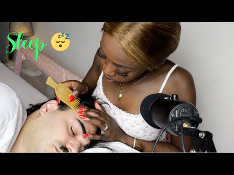 ASMR Best Sleep OF YOUR LIFE -combing,brushing,whispers 