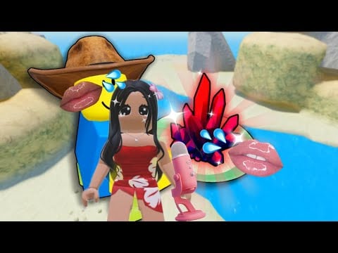 ROBLOX ASMR! Eating Hawaiian gushers! Noms! Tingly mouth and candy sounds! 