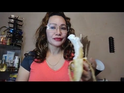 NO CHEWING BANANA WITH RED REDDI WIP CREAM 