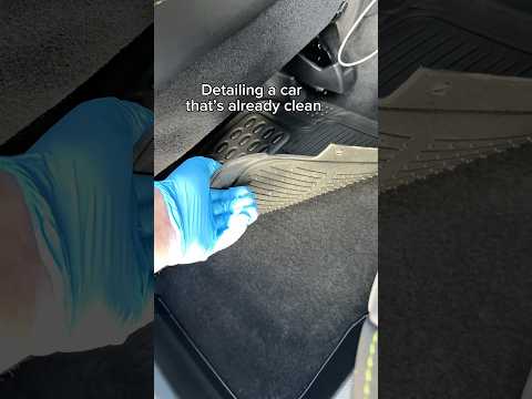 Detailing a car that’s already clean…