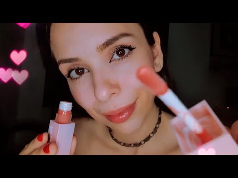 ASMR: MELHOR AMIGA TE MAQUIANDO PRA FESTA ♡ (BFF doing your Makeup PTBR)