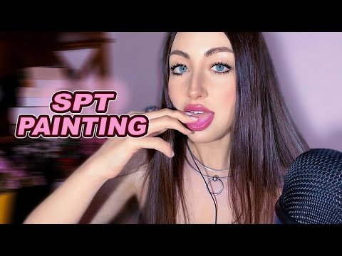 ASMR {SPIT PAINTING} The Marathon of Mouth Triggers, Day 12 | Tingling You | Extremely Relaxing 🤤😴😋