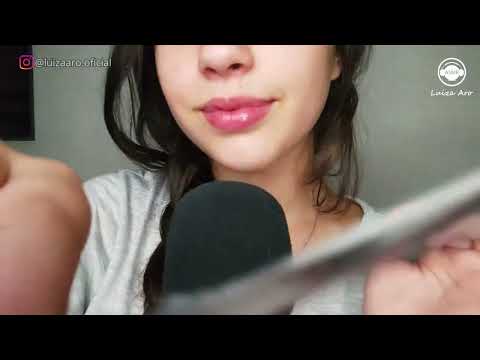 ASMR SOM DE BOCA / HANDS MOVEMENTS ( SONO GARANTIDO !!! ) BINAURAL - Luiza Aro