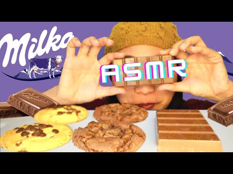 *Real ASMR MILKA CHOCOLATE & COOKIES 🍪 Sleep & Tingles