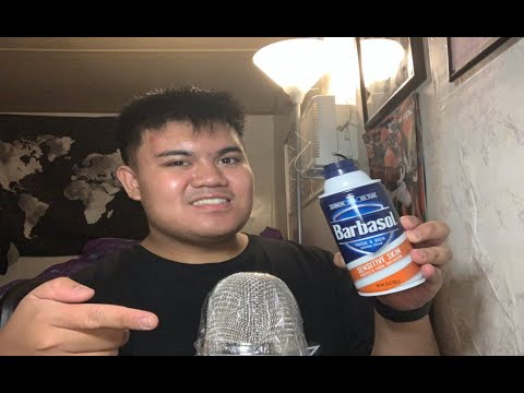 ASMR Shaving Cream on Mic (No Talking)