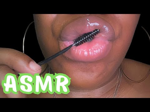 ASMR (INTENSE) Spoolie Nibbling + Mouth Sounds | Spit On Your Eyebrows