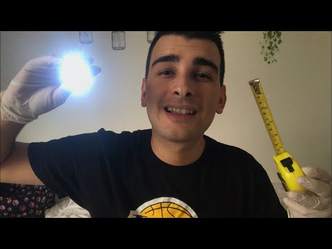 ASMR Unpredictable Medical Exam Roleplay ❄️ (lights , gloves , measuring)