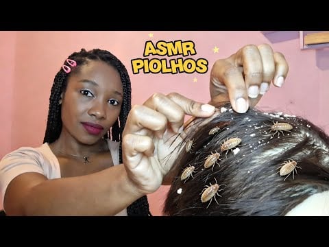 ASMR Tirando seus Piolhos✨️ | Na Sala de Aula com Aquela Amiga 🌸 (Caseirinho) 