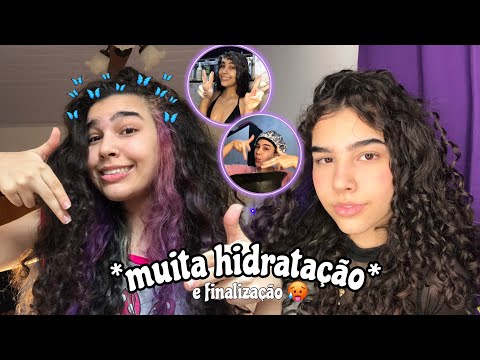 RECUPERANDO meus CACHOS *em casa* 🥵