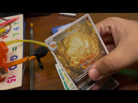 ASMR Unboxing & Massaging on Pokemon cards