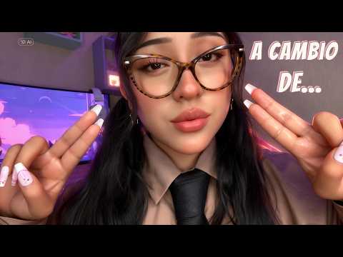 ASMR roleplay 💞 Tu Compañera de Clases te Pide un Favor…