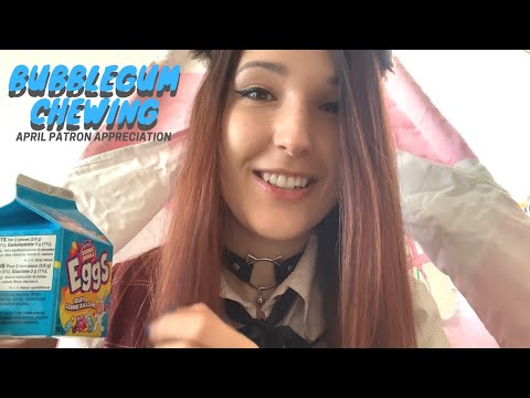 ASMR - GUM CHEWING ~ Soft Spoken, Mouth Sounds, Rambles | April Patron Appreciation ~