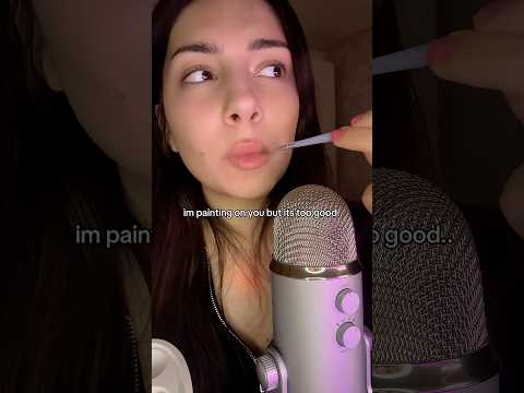 Asmr painting on your face..👀