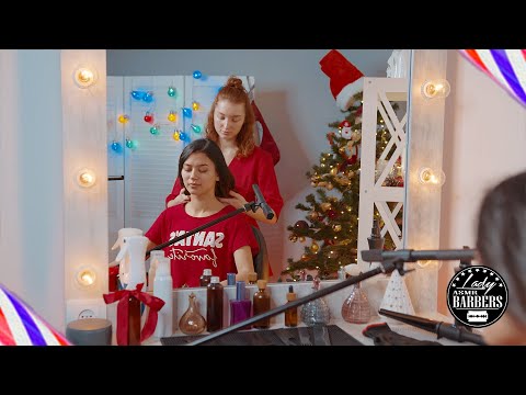 Christmas ASMR Barber Massage by Lady Barbers