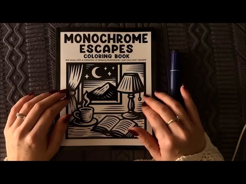 😴 ASMR | giving birth Storytime While Coloring 🤍 Clicky Whispers & Cozy Coloring Sounds