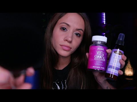 ASMR / Putting You To Sleep With REAL Sleeping Tools (personal attention)