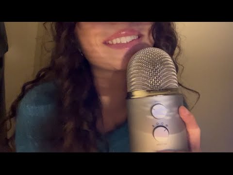 My fifteenth ASMR video | Super Close Up Whipser Ramble (life updates)