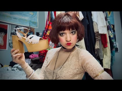 asmr ~ model fitting for a photoshoot (it’s 1972)