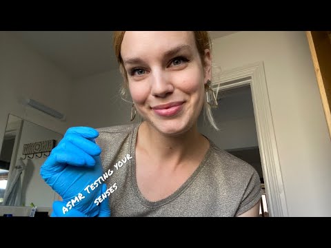 [ASMR] Doctor tests your 5 senses RP (Gloves)