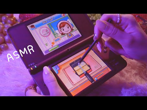 ASMR | let’s play nintendo DS 🥧 cooking mama !! relaxant et un peu chaotique