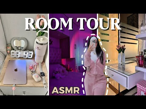 ASMR ROOM TOUR relajante ✨ Así decoré mi nuevo cuarto - pequeño y aesthetic