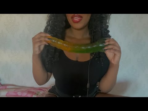 TRYING OUT DIFFERENT CANDY 🍭 🪱| ASMR