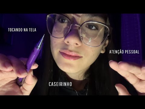 ASMR CASEIRINHO - DESENHANDO O SEU ROSTO | atenção pessoal, desenhando você, caseiro, toque na tela