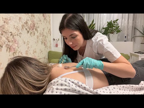 ASMR Cranial Nerve Exam & Full Body Sensations Test | Eyes, Face, Back Exam | Soft Spoken Role play