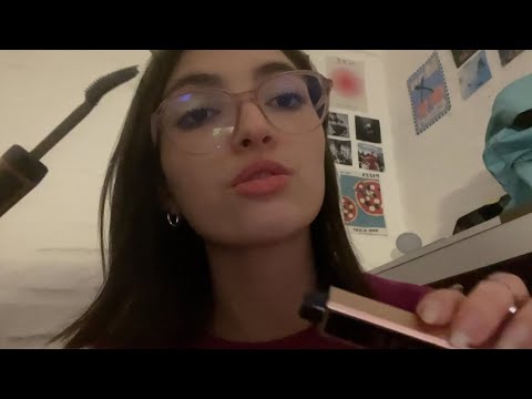 ASMR | Te maquillo para ir a ( insertar lugar de preferiencia 🫵🏻🤨)