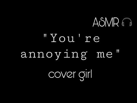 [F4A] moody gf falls asleep with you [reverse comfort][annoyed][sleep aid][asmr gf]