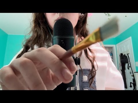 ASMR Visual Triggers With Mouth Sounds/ Trigger Words